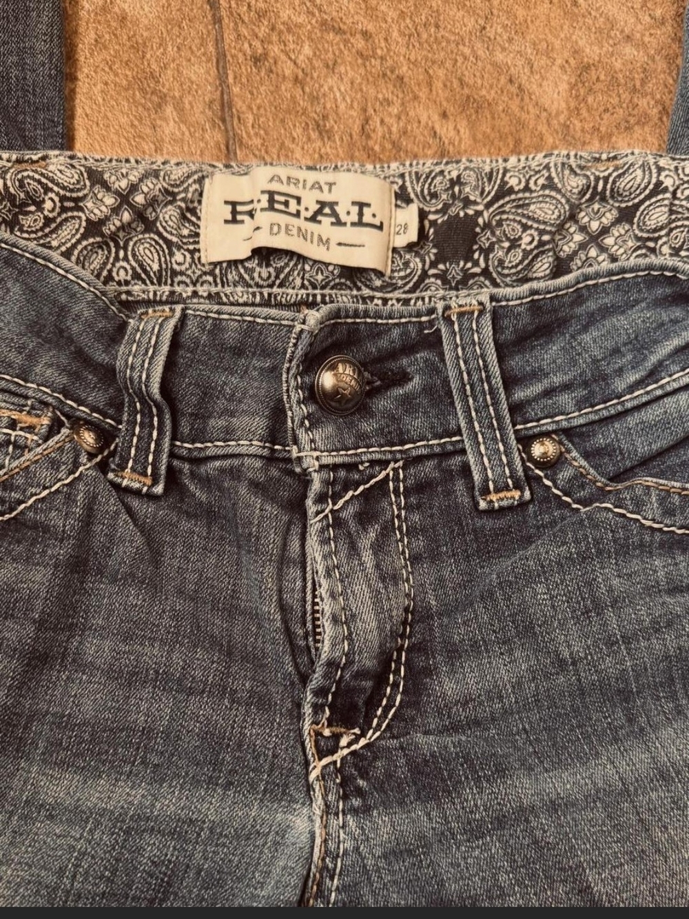 Ariat High Rise Women's Denim Jeans in Blue Wash